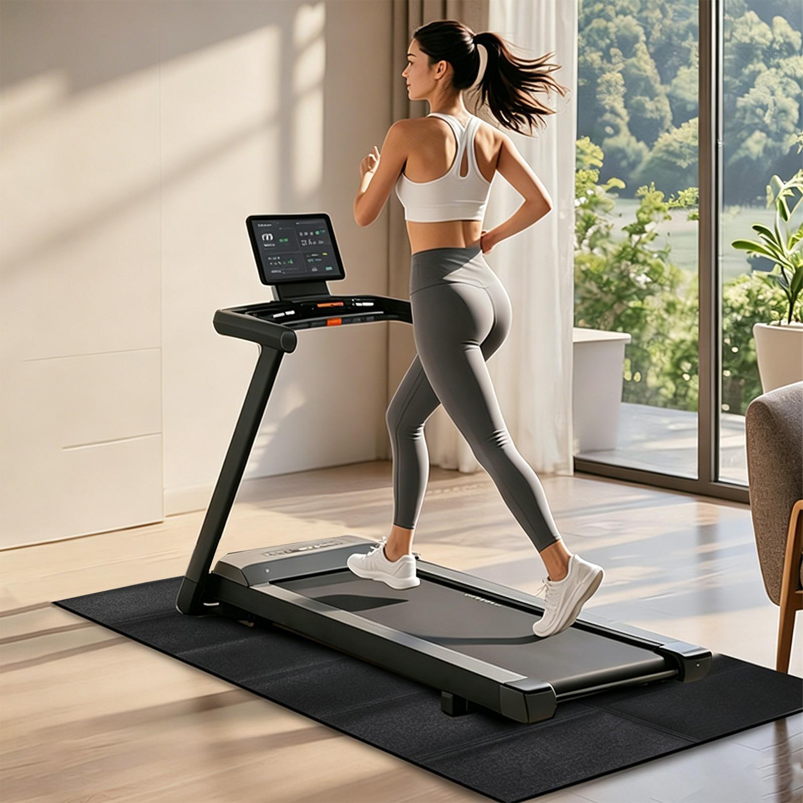 Treadmill Mat Vibration Absorb - Sports Equipment For Home review and price
