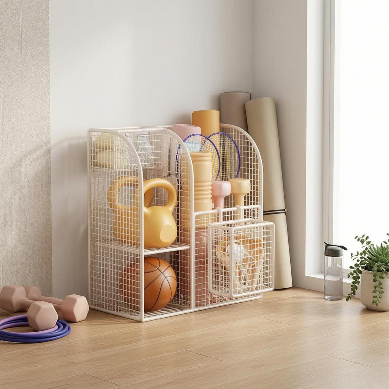 Multi Section Metal Wire Stora - Sports Equipment For Home review and price