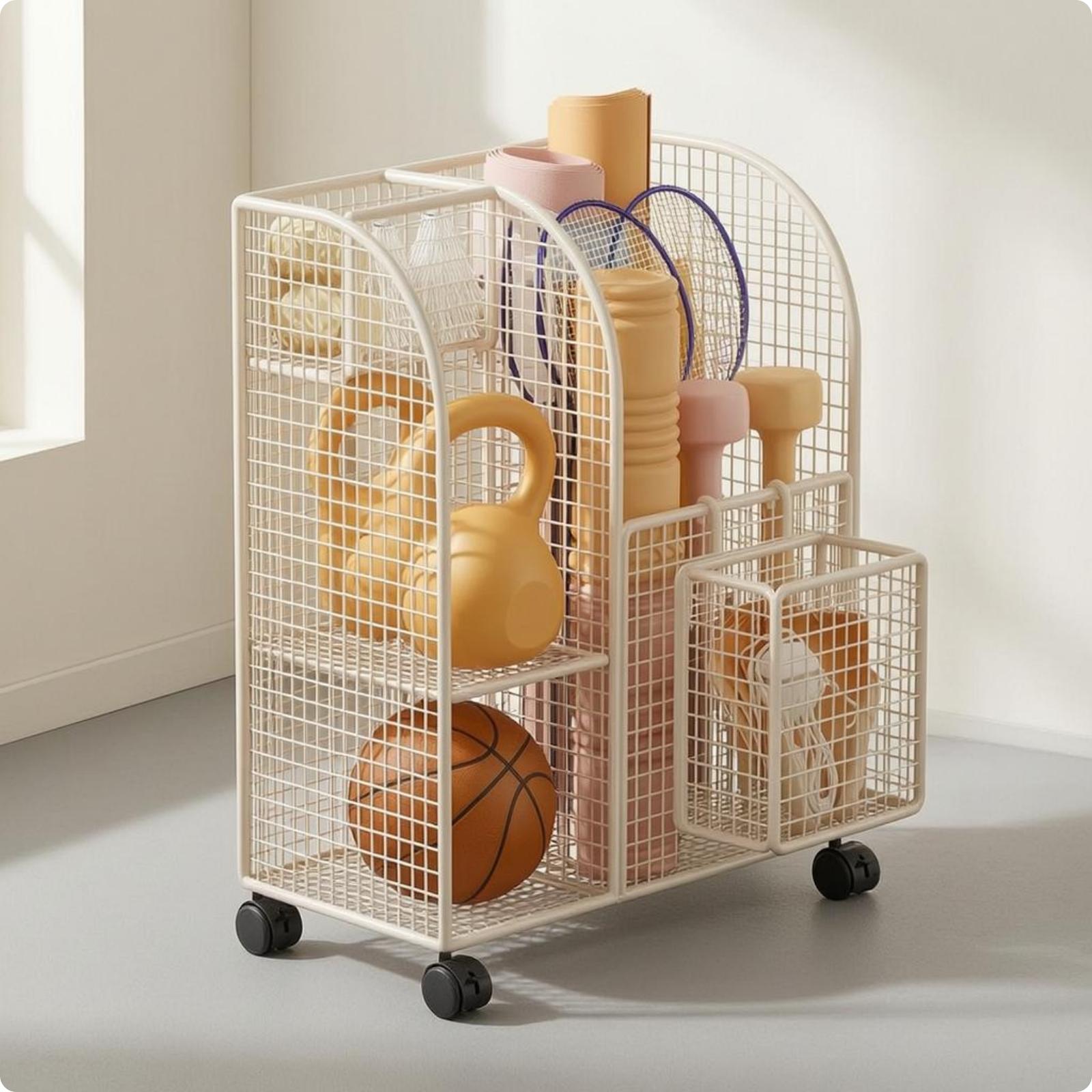Multi Section Metal Wire Stora - Sports Equipment For Home review and price