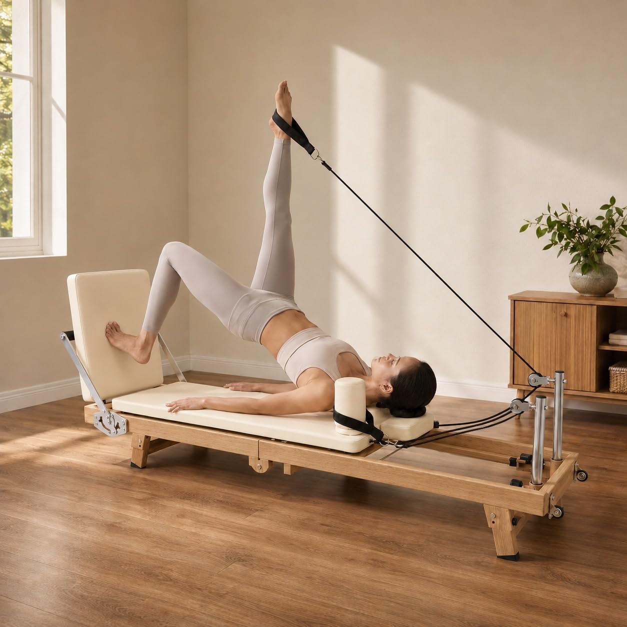 75 Inch Foldable Pilates Refor - Sports Equipment Nearby review and price