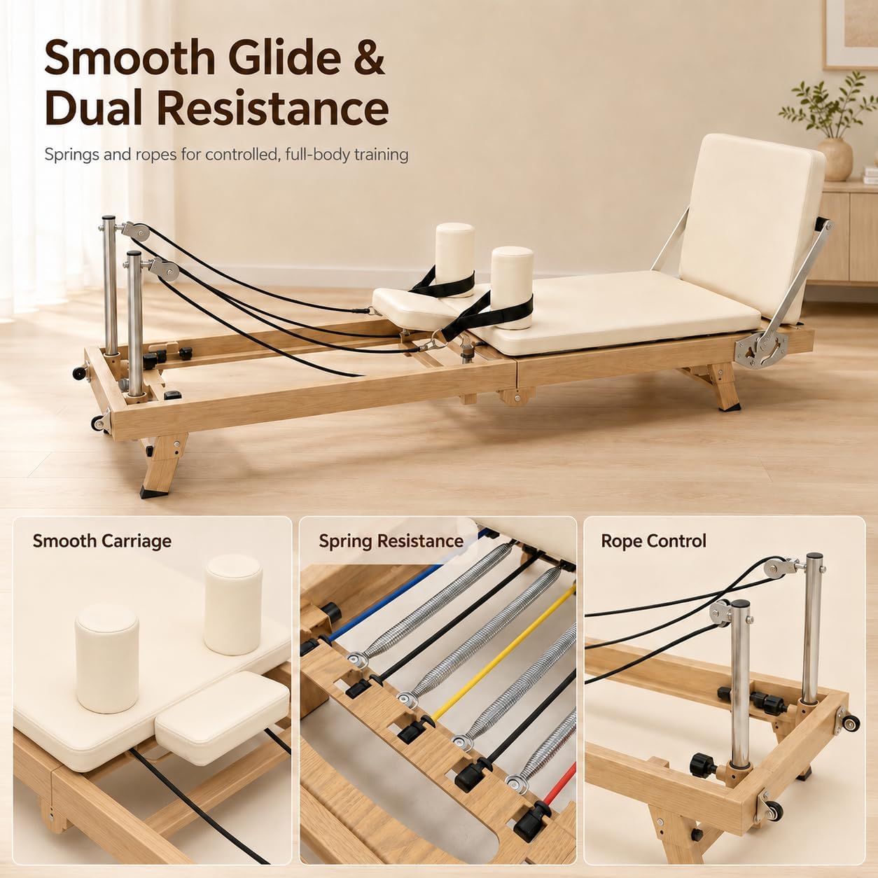 75 Inch Foldable Pilates Refor - Sports Equipment Nearby review and price