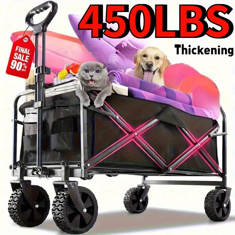 Black Heavy Duty Folding Utili - Sports Equipment Trolley review and price